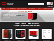 Tablet Screenshot of compressorpneumatic.com.br
